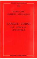 Langue Corse, Une Approche Linguistique