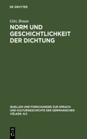 Norm und Geschichtlichkeit der Dichtung