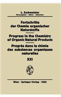 Progres Dans la Chimie des Substances Organiques Naturelles/Progress in the Chemistry of Organic Natural Products
