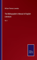 Bibliographer's Manual of English Literature