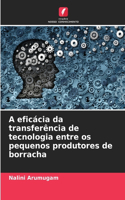A eficácia da transferência de tecnologia entre os pequenos produtores de borracha