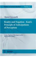 Reality and Negation - Kant's Principle of Anticipations of Perception