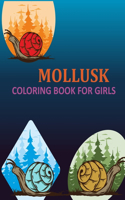 Mollusk Coloring Book For Girls