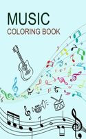 Music Coloring Book: Music Coloring Book For Kids