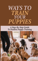 Ways To Train Your Puppies: A Step-By-Step Guide To Positive Puppy Training: Instructions To Train Puppies