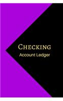 Checking Account Ledger