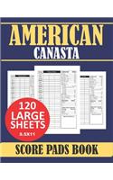 American Canasta Score Pads Book