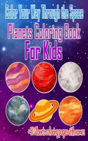 Color your way through the space Planets Coloring Book For Kids