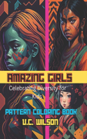 Amazing Girls Pattern Coloring Book