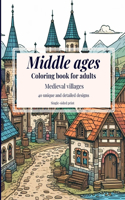 Middle Ages Coloring Book For Adults