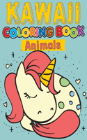 Kawaii Coloring Book Animals
