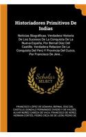 Historiadores Primitivos De Indias
