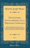 Dictionnaire EncyclopÃ©dique de la ThÃ©ologie Catholique, Vol. 3: RÃ©digÃ© Par Les Plus Savants Professeurs Et Docteurs En ThÃ©ologie de l'Allemagne Catholique Moderne; BÃ©renger Cap de Bonne-EspÃ©rance (Classic Reprint)