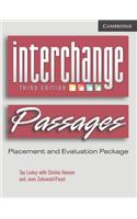 Interchange Passages Placement and Evaluation Package [With 2 CDs]