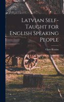 Latvian Self-taught for English Speaking People