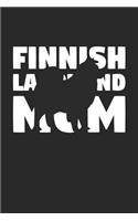 Finnish Lapphund Notebook 'Finnish Lapphund Mom' - Gift for Dog Lovers - Finnish Lapphund Journal