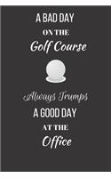 A Bad Day on the Golf Course Always Trumps a Good Day at the Office.