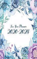 Five Year Planner: (2020-2024, Large Size 8.5x11 (2020,2021,2022,2023,2024))