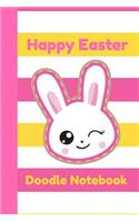 Happy Easter Doodle Notebook