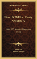 History Of Middlesex County, New Jersey V2