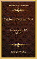 California Decisions V57