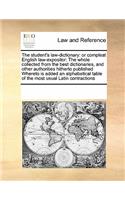 The student's law-dictionary: (English)