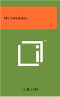My Memoirs