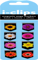 Flowers I-Clip Magnetic Page Markers