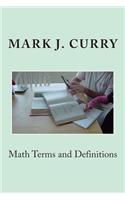 Math Terms and Definitions