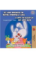 I Love to Sleep in My Own Bed: Portuguese English Bilingual Children's Book