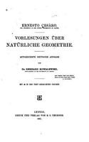 Vorlesungen über natürliche Geometrie