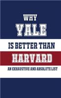 Why Yale Is Better Than Harvard
