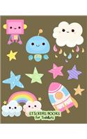 Stickers Books For Toddlers: Blank Permanent Sticker Book