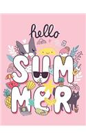 Hello Summer (Journal, Diary, Notebook for Flower Lover)