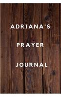 Adriana's Prayer Journal