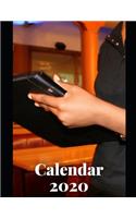 Waitress Calendar 2020: Calendar Weekly Planer 2020 Logbook Diary Gift Todo Memory Book Budget Planner Hobby - Men, Woman, Girls & Boys - 8.5" x 11" - 21.59 x 27.94 cm - 57(1 Calendars 2020)