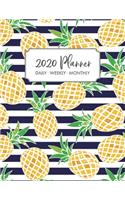 2020 Weekly Planner: 2020 Monthly Planner for January 2020 - December 2020 + Monthly Calendar w/ Notes, To Do List Section, Includes Important Dates, Birthday, Goals + N