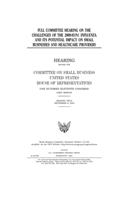 Full committee hearing on the challenges of the 2009-H1N1 influenza and its potential impact on small businesses and healthcare providers