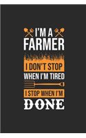 I'm A Farmer: Blank Lined Notebook (6" x 9" - 120 pages) Farmers Notebook for Daily Journal, Diary, and Gift