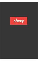 Sheep Notebook