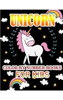 Unicorn Color By Number Books For Kids