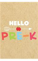 Hello Pre-K: Preschooler Back To School Activity Workbook For Kids