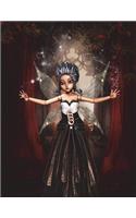 Cornell Notes Notebook 150 Pages 8.5"x11" Cornell Notebook: Cornell Note Taking System Marionette Fairy Cover Design