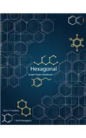 Hexagonal Graph Paper Notebook: 1 Inch Hexagons Blank Paper Hexagonal Graph Organic Chemistry Biochemistry Structures Drawing Notebook 160 Pages, 8.5x11 Inches(2 Organic Chemistry Notebook)