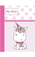 My Notes: Unicorn School Writing Journal Composition Notebook