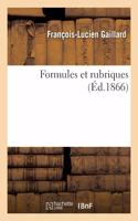 Formules Et Rubriques
