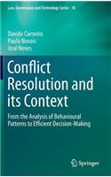 Conflict Resolution and Its Context