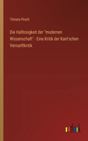 Haltlosigkeit der 