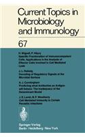 Current Topics in Microbiology and Immunology / Ergebnisse Der Microbiologie Und Immunitatsforschung