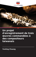 Un projet d'enregistrement de trois oeuvres commandées à des compositeurs taïwanais